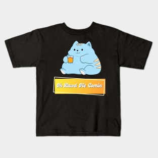 Oh Lawd He Comin Chonk Meme Kids T-Shirt